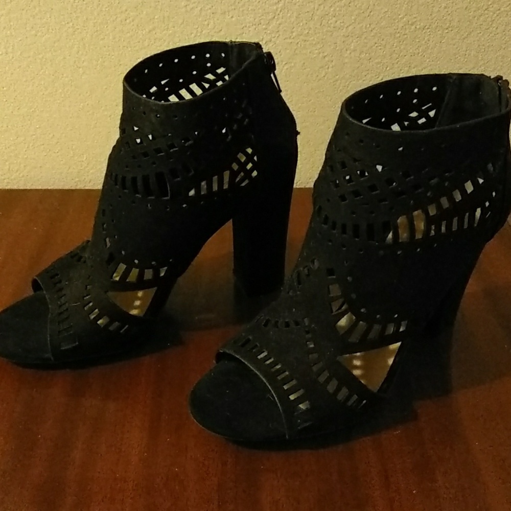 Black Bamboo heels